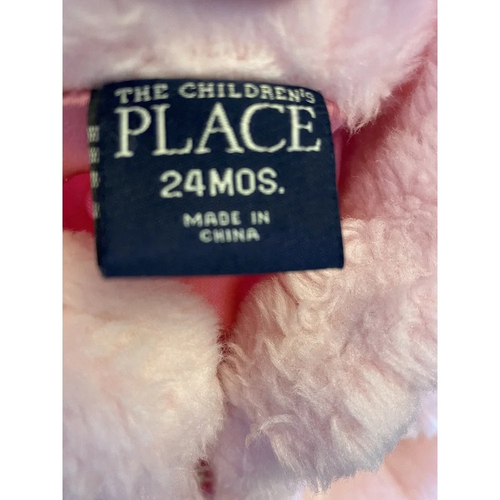 THE CHILDRENS PLACE INFANT GIRLS 24 MONTHS PINK FUZZY EASTER Dress Coat